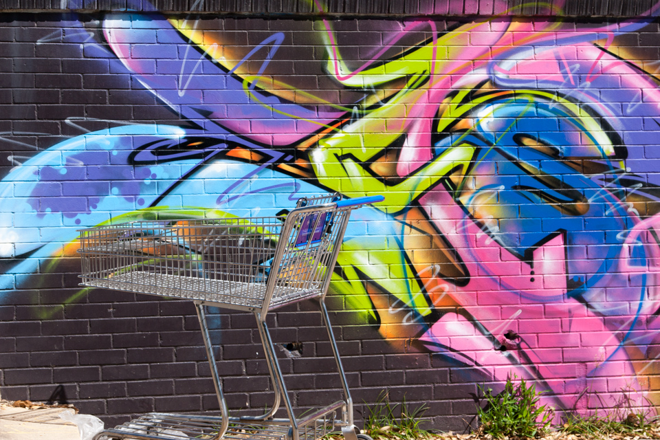 Colorful Wall in Austin, Texas