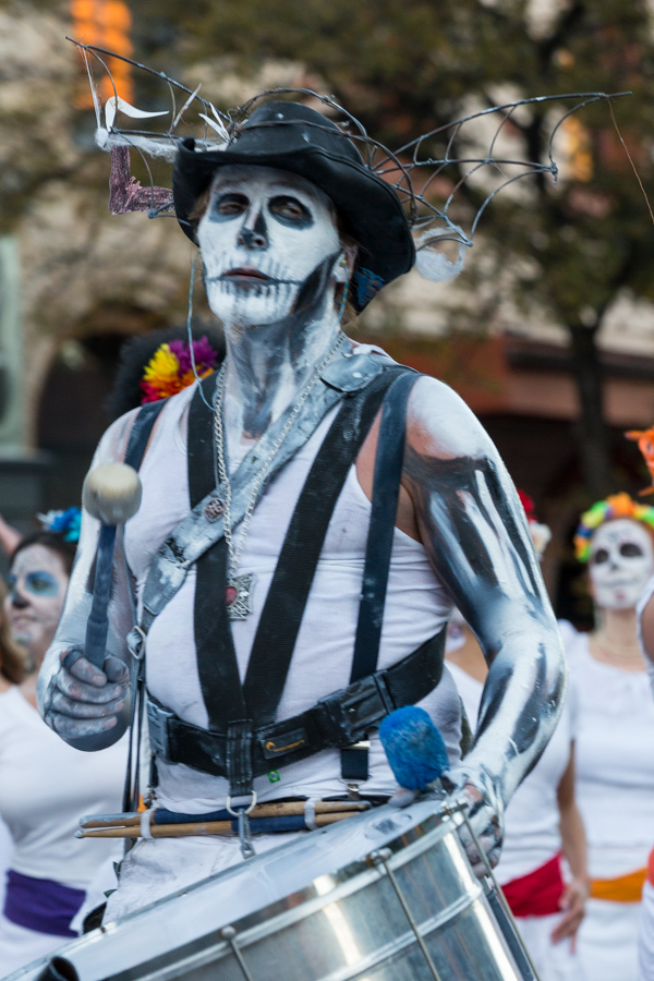 Spooky Drummer in Austin, Texas