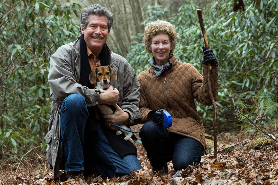 Happy Hikers in Highlands, North Carolina