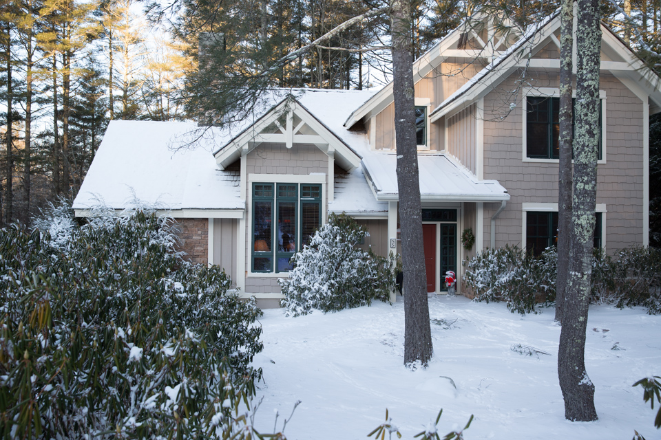 Winter in Highlands in Highlands, North Carolina