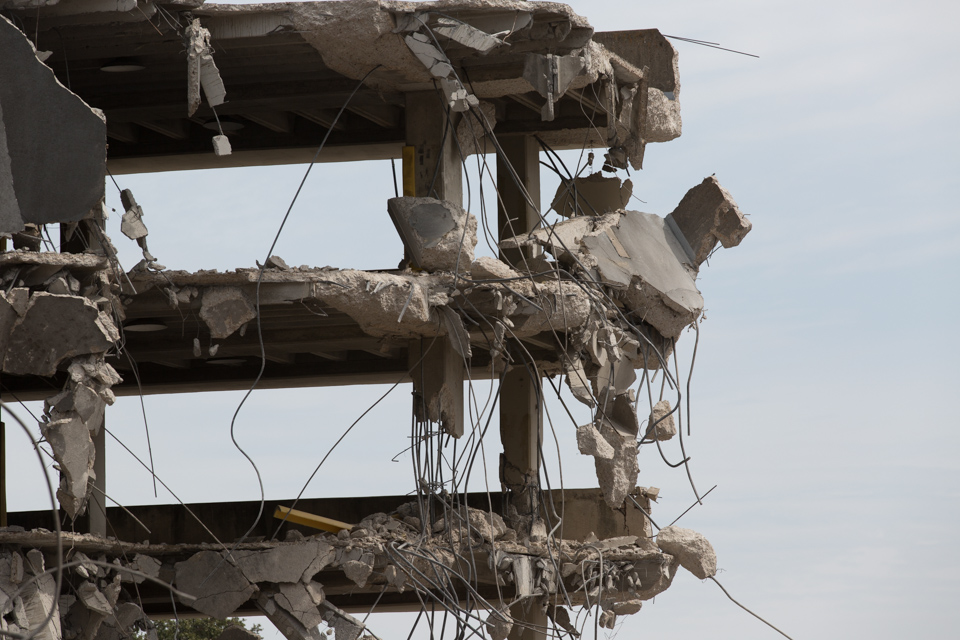 Destruction in Austin, Texas