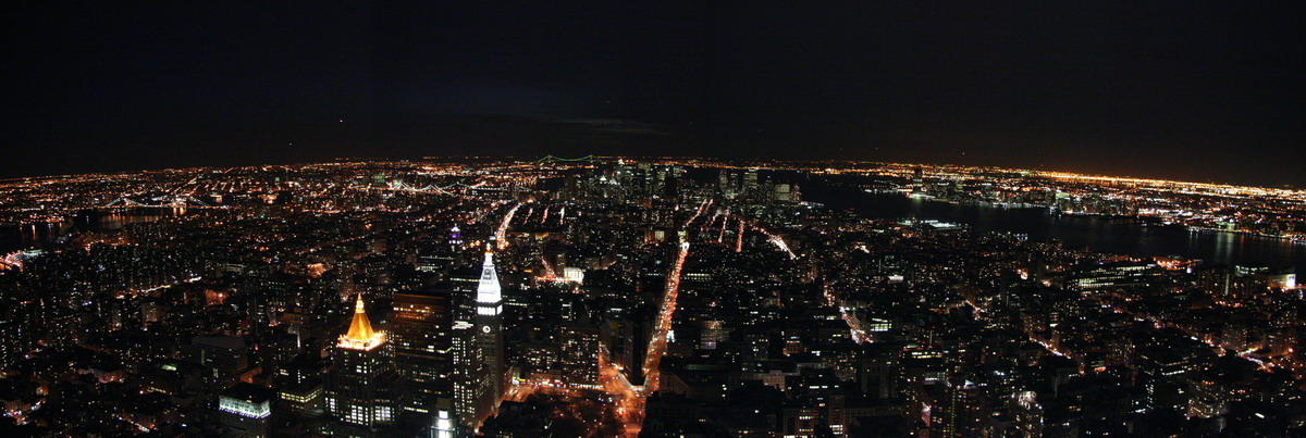 Downtown New York from Empire State