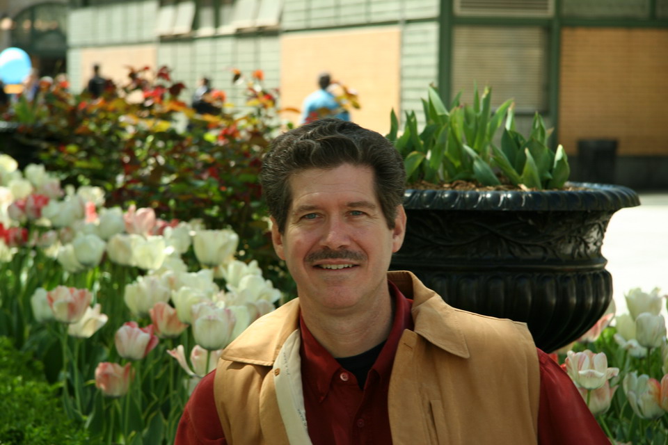 Cal in Tulips