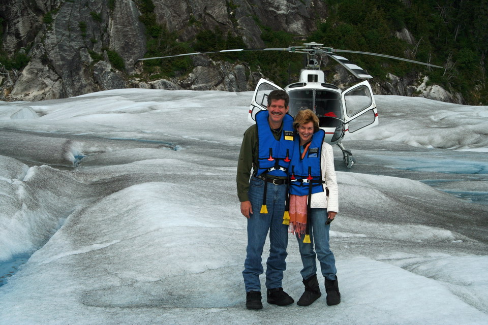 Walking on a Glacier