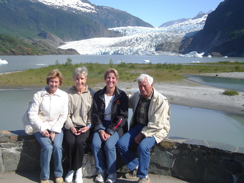 At Mendenhall Glacier
