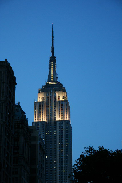 Empire State Building - in White