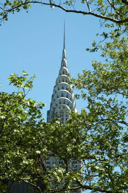 Chrysler Building in Spring