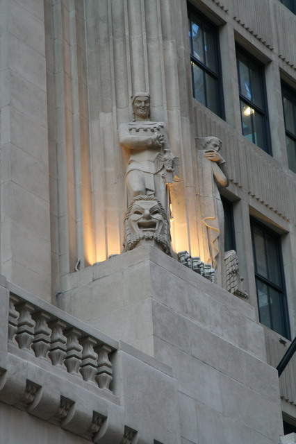 Hearst Building Statues