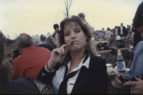 Mary at the Steeplechase
