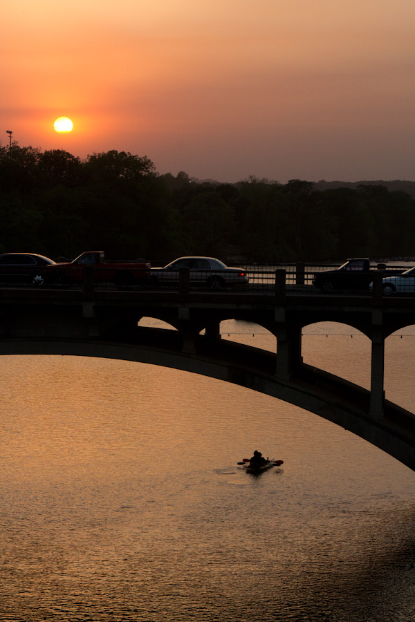 Sunset on the River