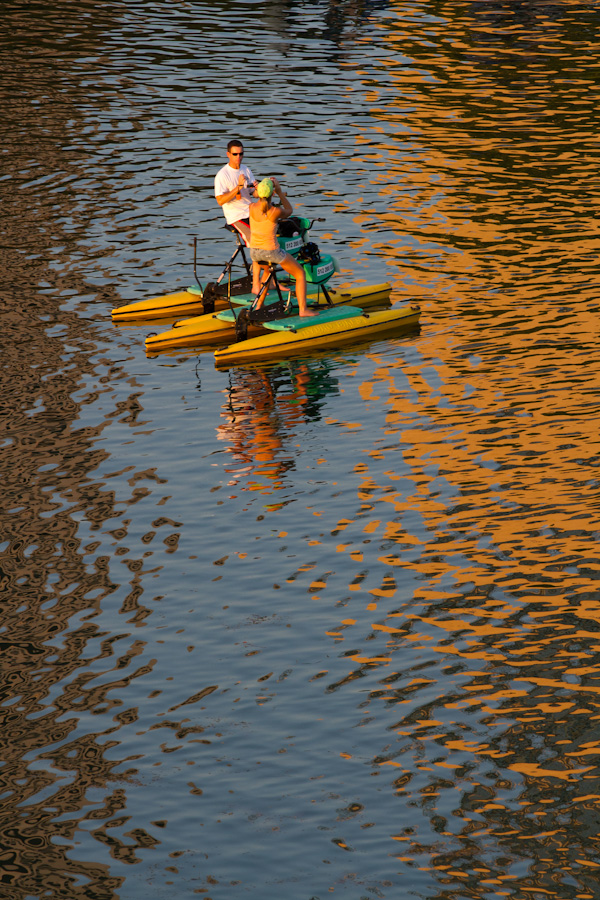 Paddling on the Lake