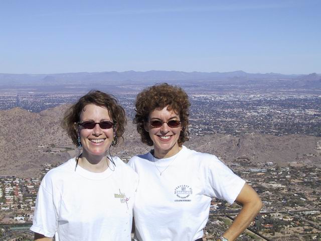 Nancy and Virginia Ann on Camelback