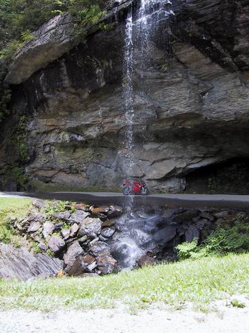 Raquel Under Bridial Falls