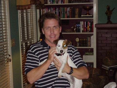 Jeff and Sweetpea at Thanksgiving