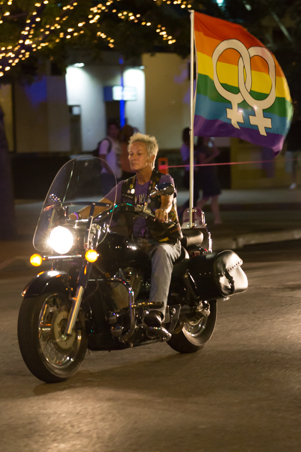 Rainbow Biker
