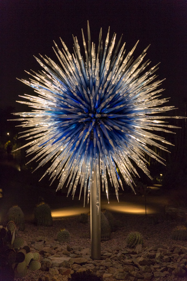 Sapphire Star at Night