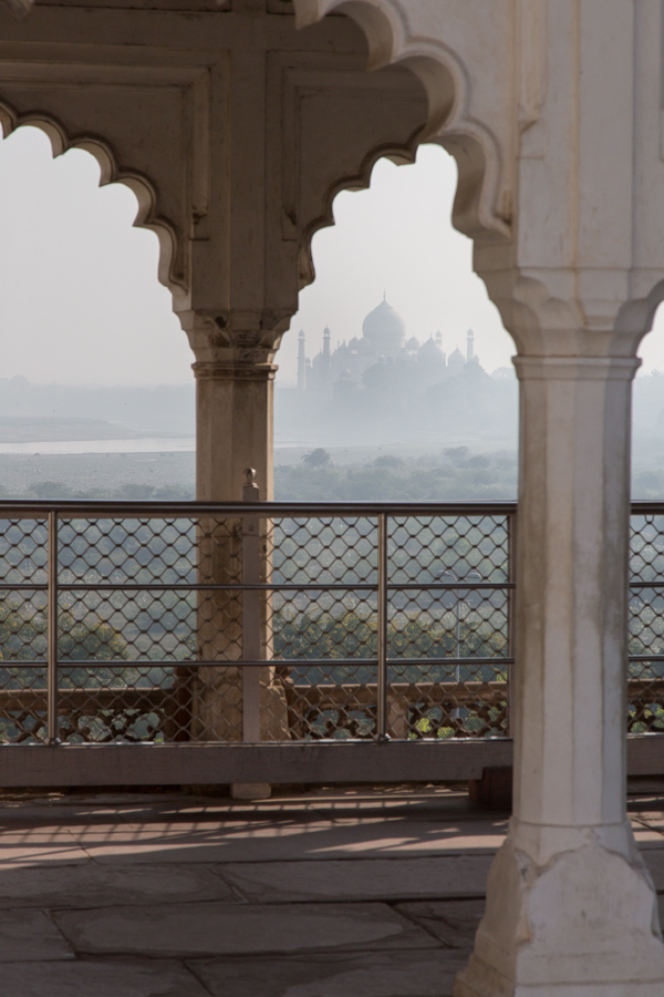 View of the Taj Mahal
