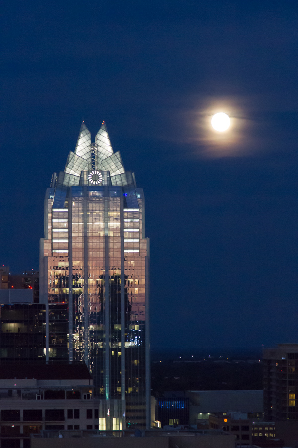 Moon in Austin