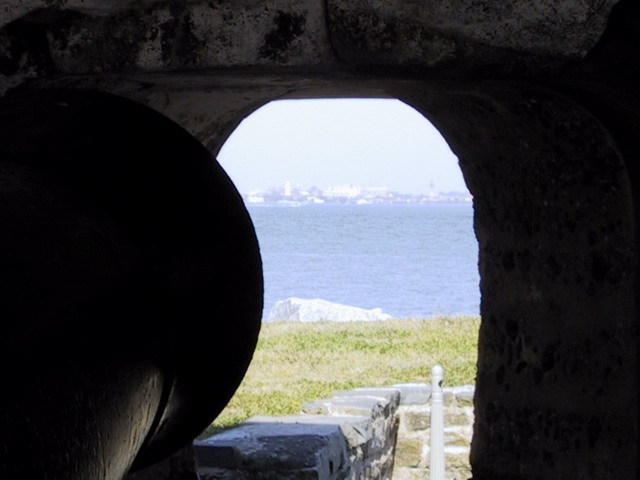 Ft Sumter Facing Charleston