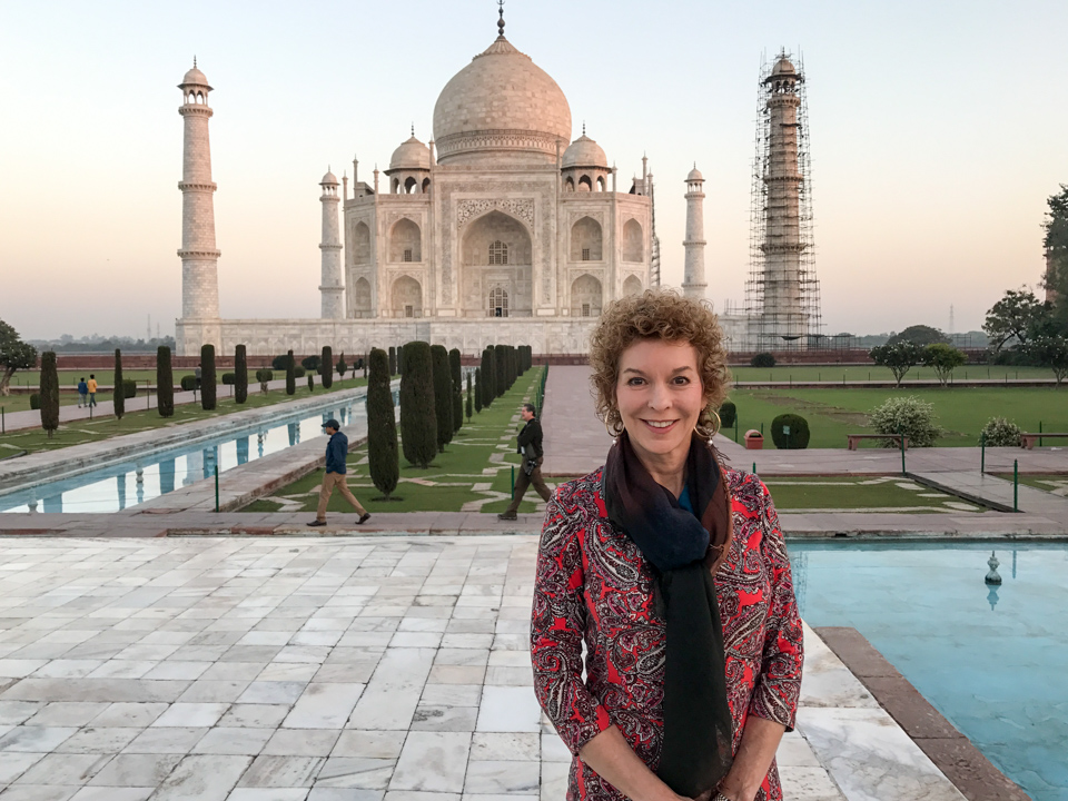 Virginia Ann at the Taj Mahal