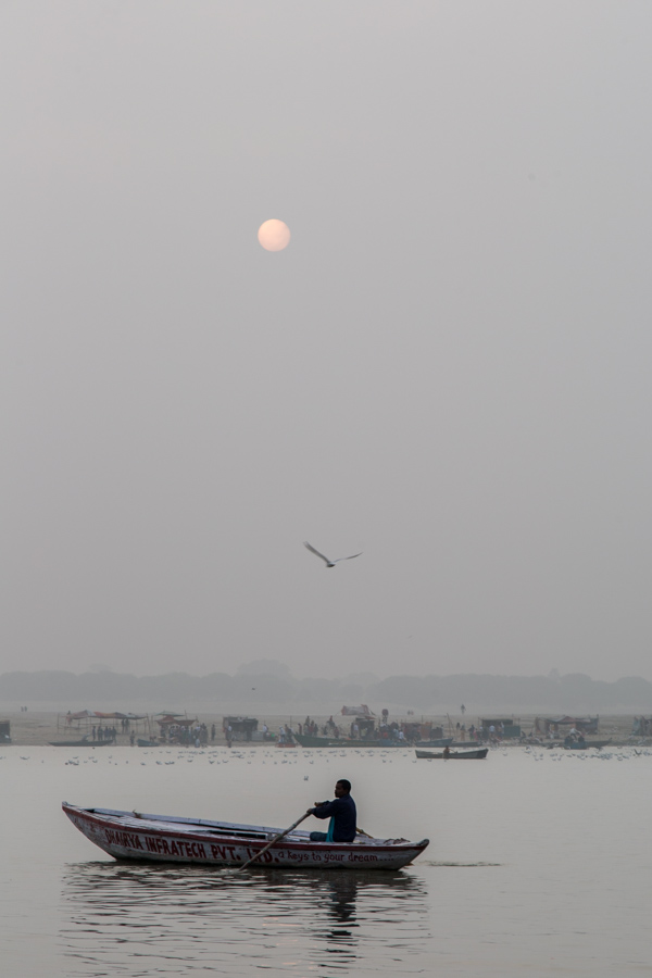 Sun over the Ganges