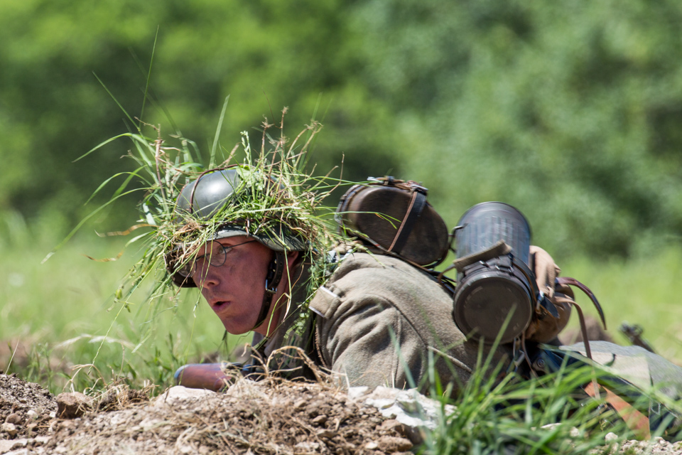WWII German Reenactor