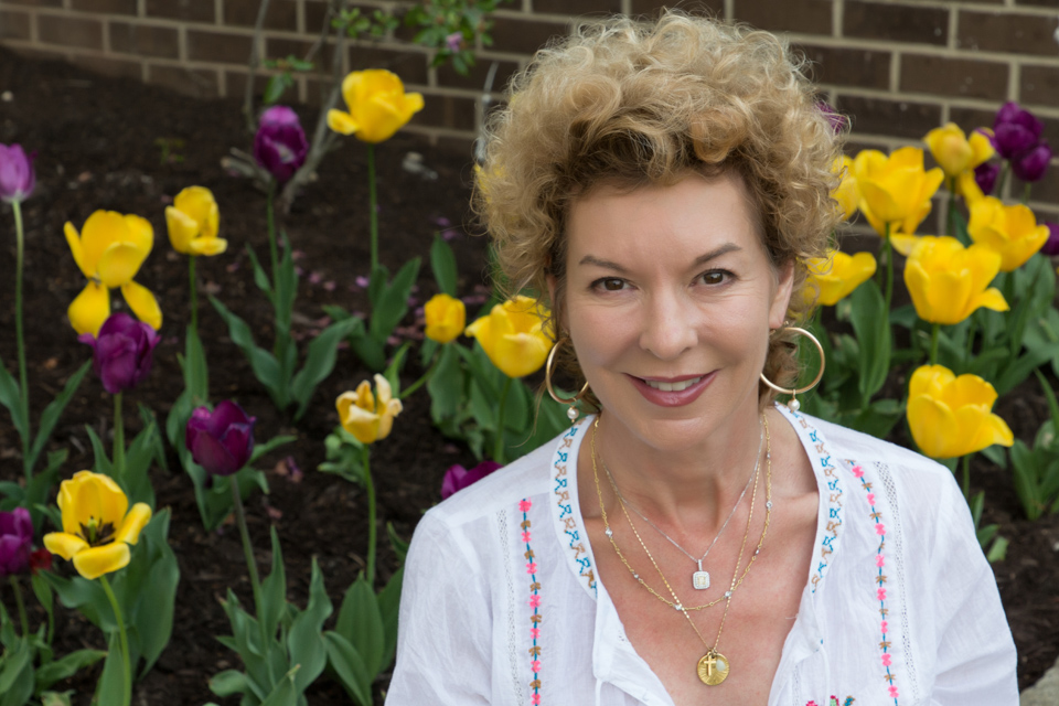 Virginia Ann in Tulips
