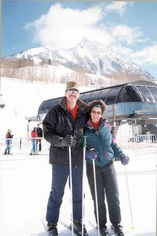 Cal and Virginia Ann in Crested Bute, CO