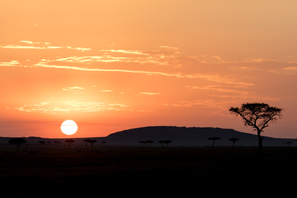 Sunset in Tanzania