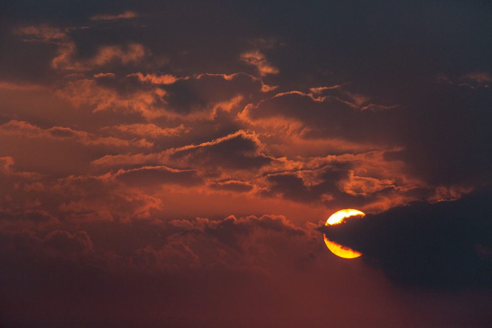Peeking Sun