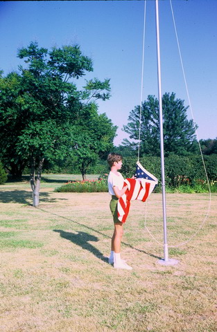 Rasing the Flag