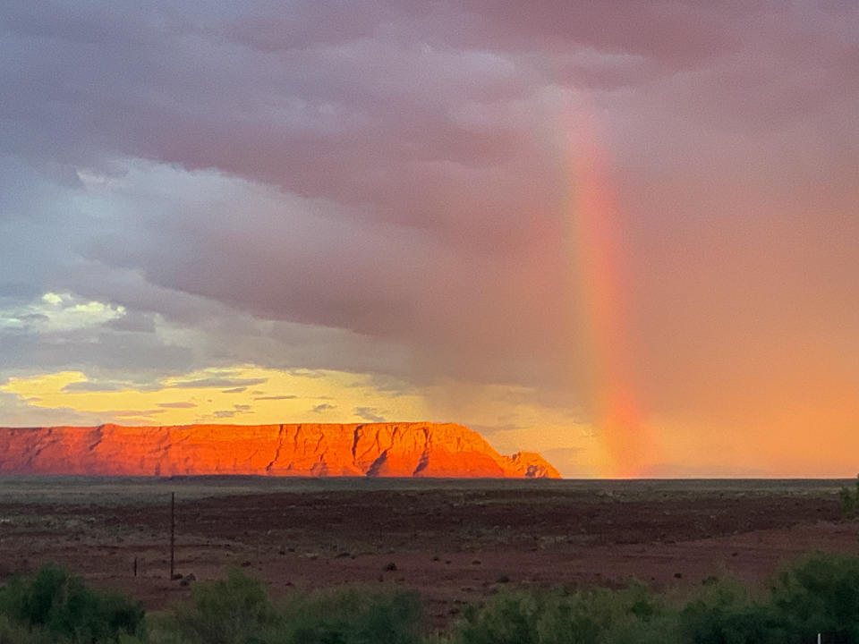 Rainbow in Navajo Land